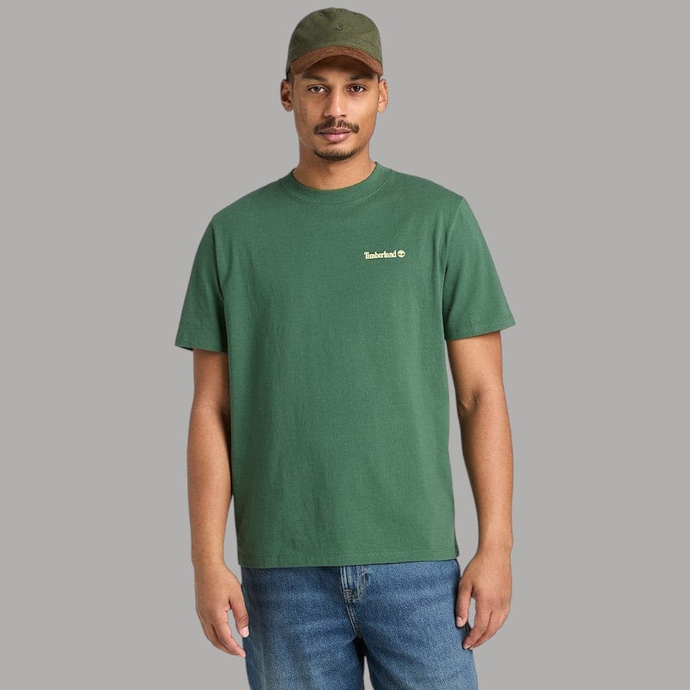 T-shirt Timberland Uomo Cotone Bio Grafica Authentic Fit - 5