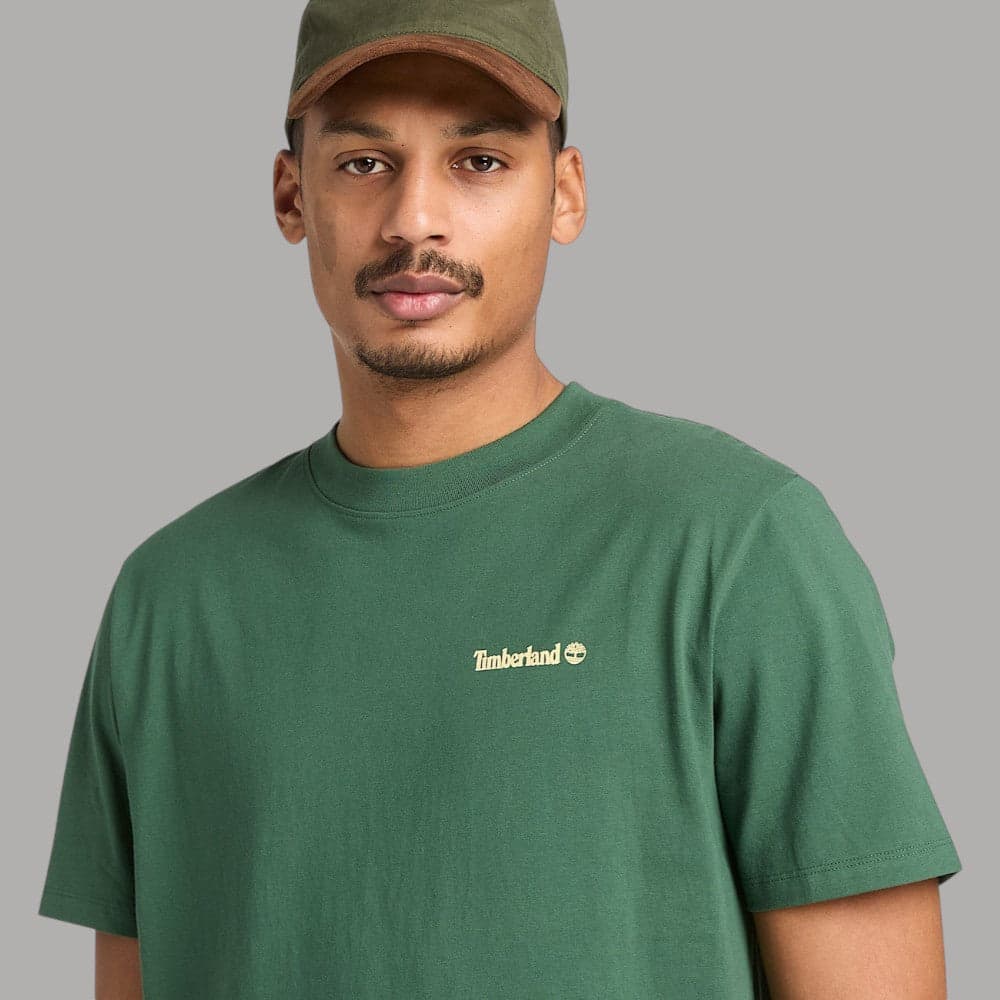 T-shirt Timberland Uomo Cotone Bio Grafica Authentic Fit - 7