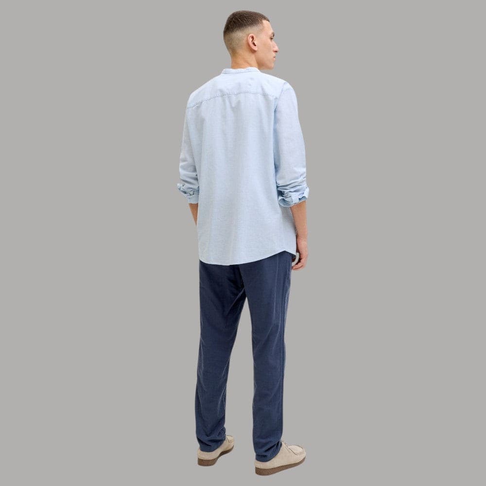 Pantaloni Chino in Lino Tapered Fit Jack Jones 12248604 - 5