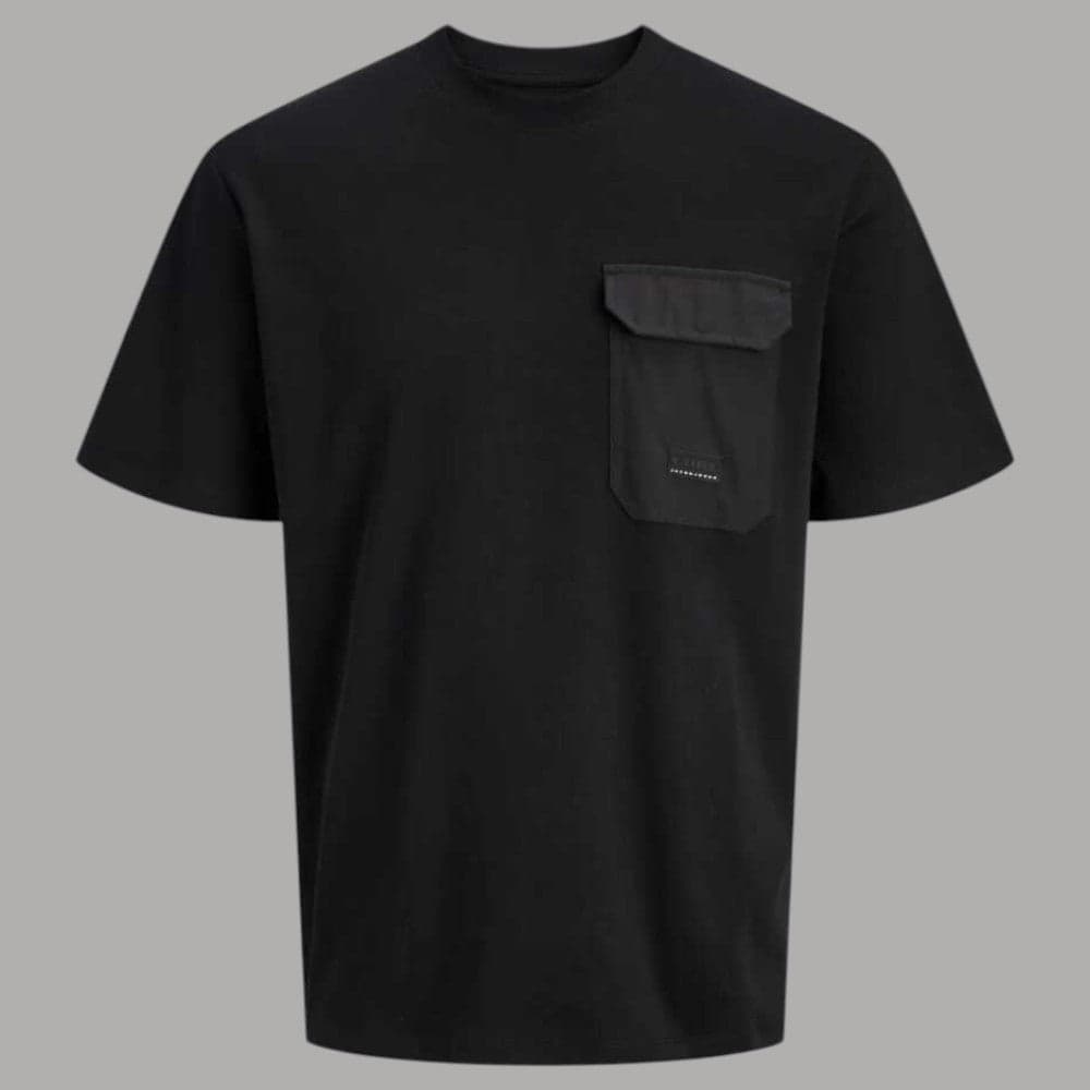 T-shirt Relaxed Fit in Cotone con Taschino Jack & Jones - 3