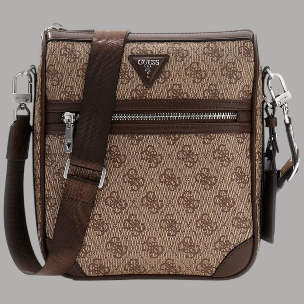 Guess Borsello Uomo Milano in Similpelle con Logo e Tracolla - 5