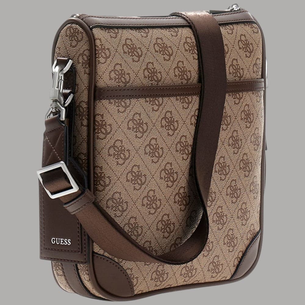 Guess Borsello Uomo Milano in Similpelle con Logo e Tracolla - 2