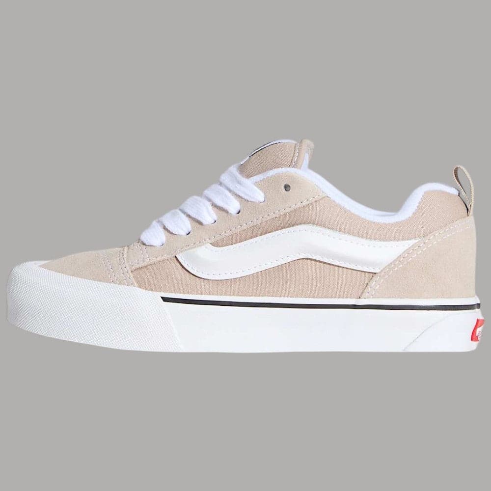 Vans Scarpe Knu Skool Unisex Retro Anni 90 Comfort Suola Waffle Tela Pelle