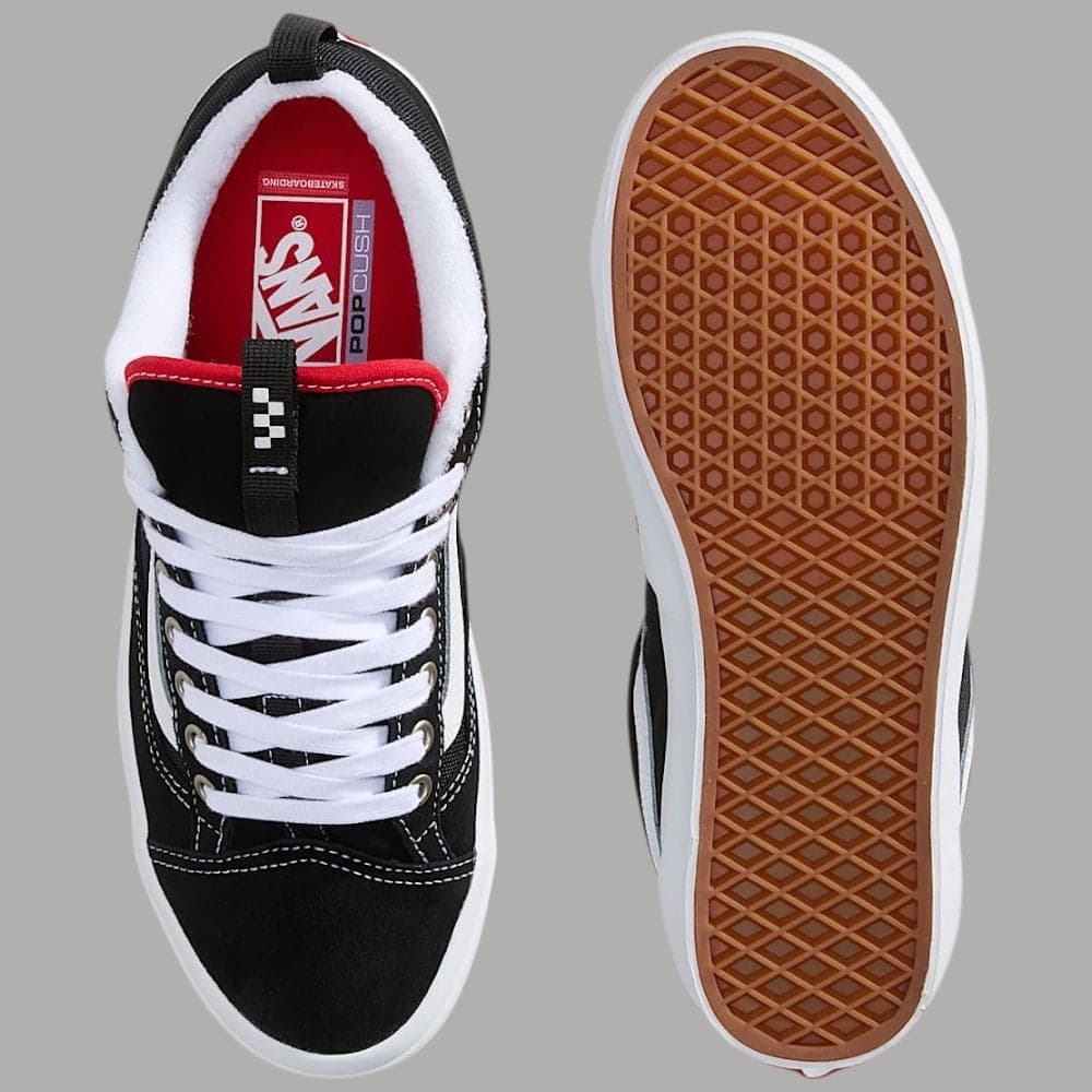 Vans Scarpe Skate Old Skool 36+ Pelle Mesh Suola Vulcanizzata PopCush - 5