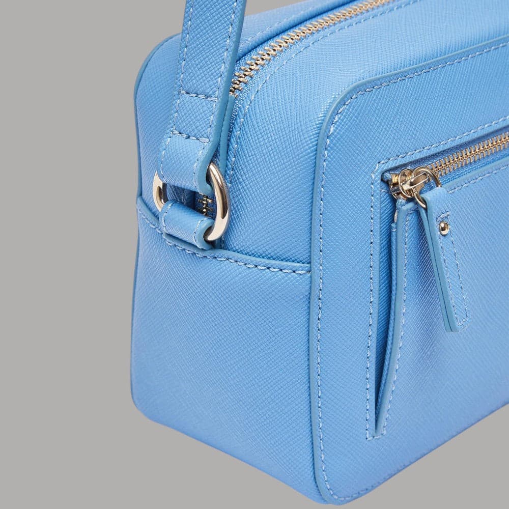 Liu Jo borsa a tracolla medio logo rialzato saffiano zip - 11