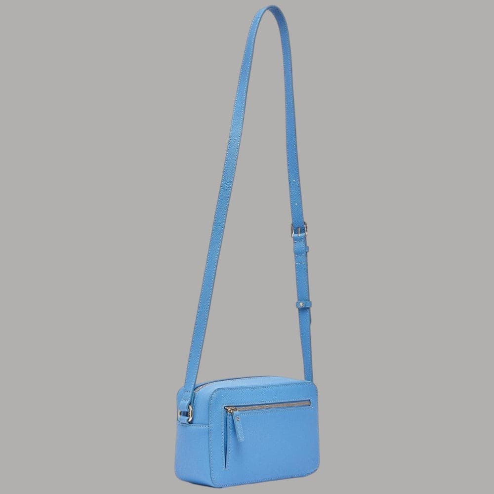 Liu Jo borsa a tracolla medio logo rialzato saffiano zip - 9
