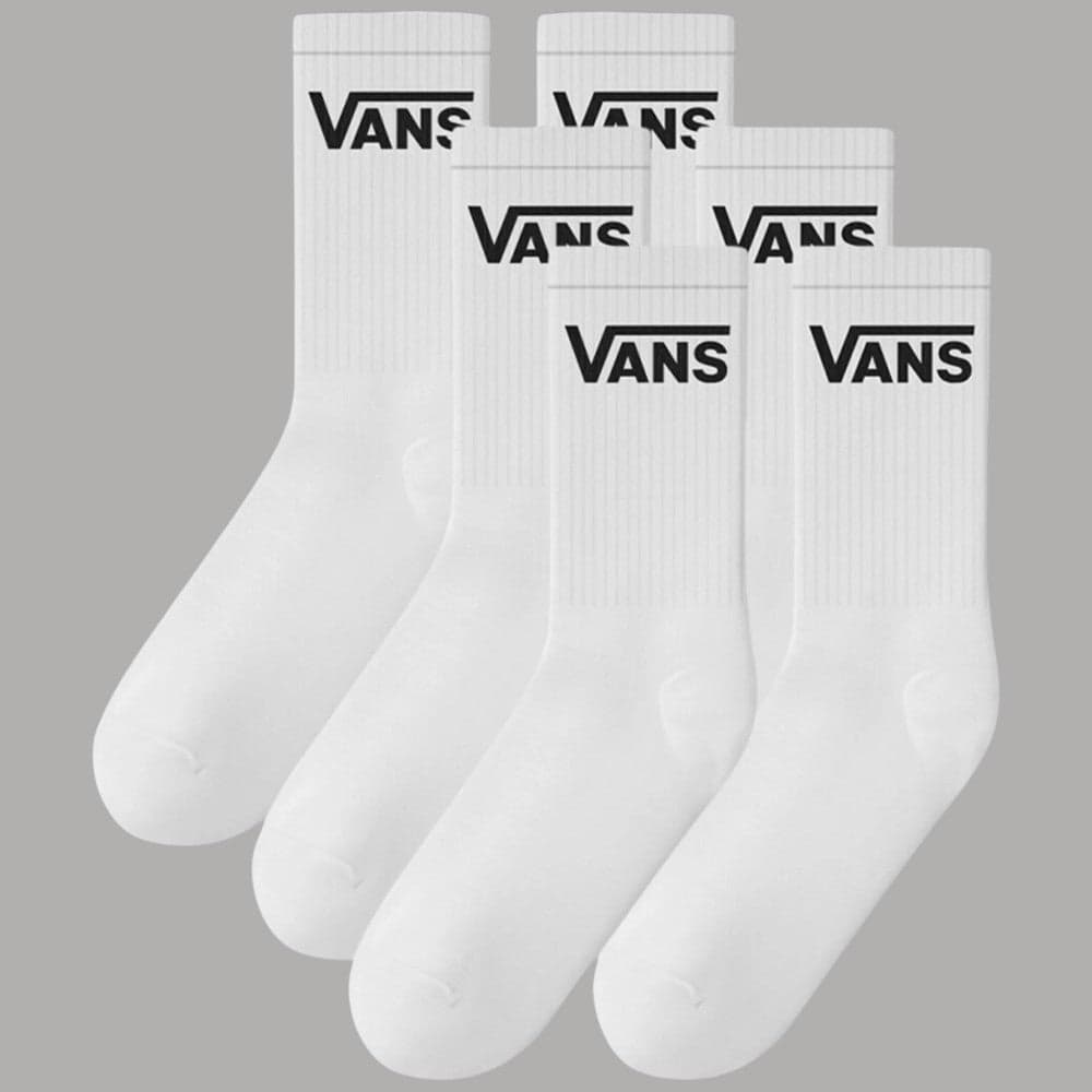 Vans Calzini Classic Half Crew Unisex Set 6 Paia Morbidi e Resistenti - 5