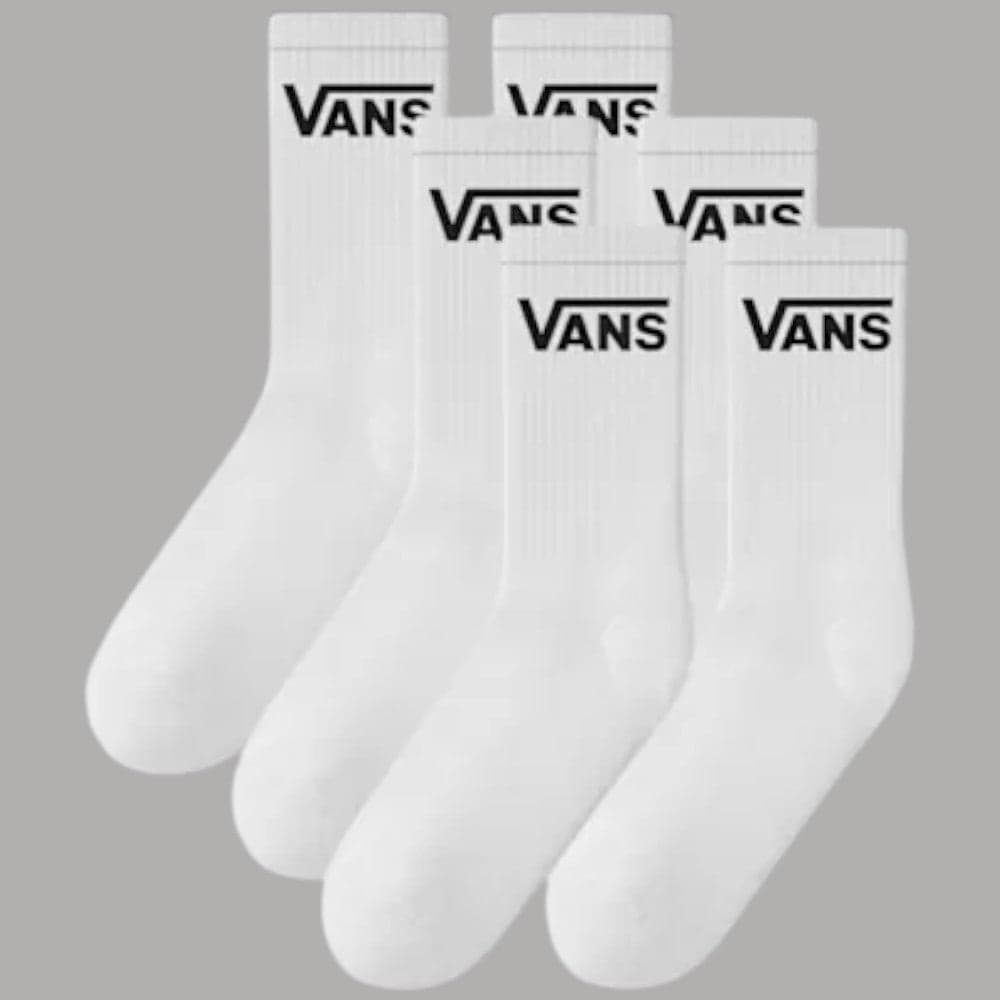Vans Calzini Classic Half Crew Unisex Set 6 Paia Morbidi e Resistenti - 4