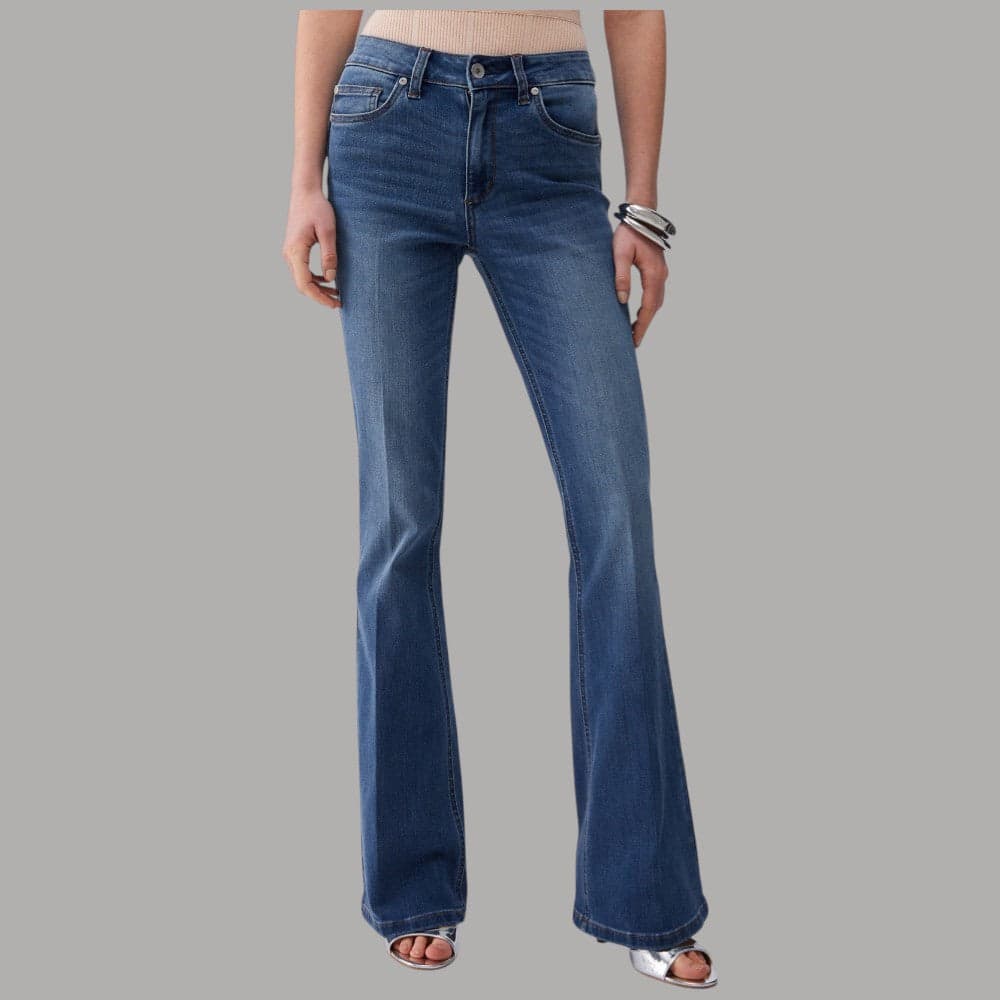 Liu Jo Jeans Bootcut Vita Alta Stonewash Eleganti - 6