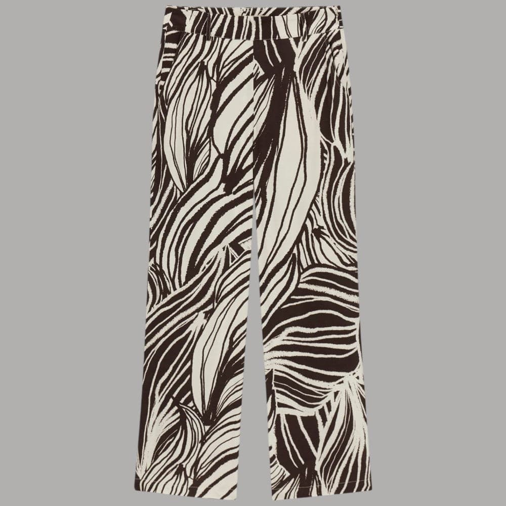 Pantaloni Guess in Viscosa Wid Leg Stampati Relax Fit - 5