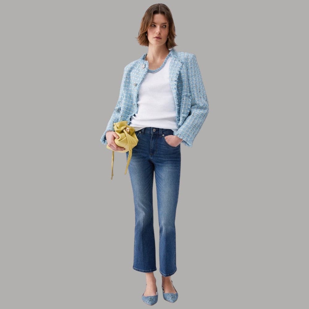 Liu Jo Jeans Flare Cropped Vita Alta, Comfort & Stile Stonewash - 2