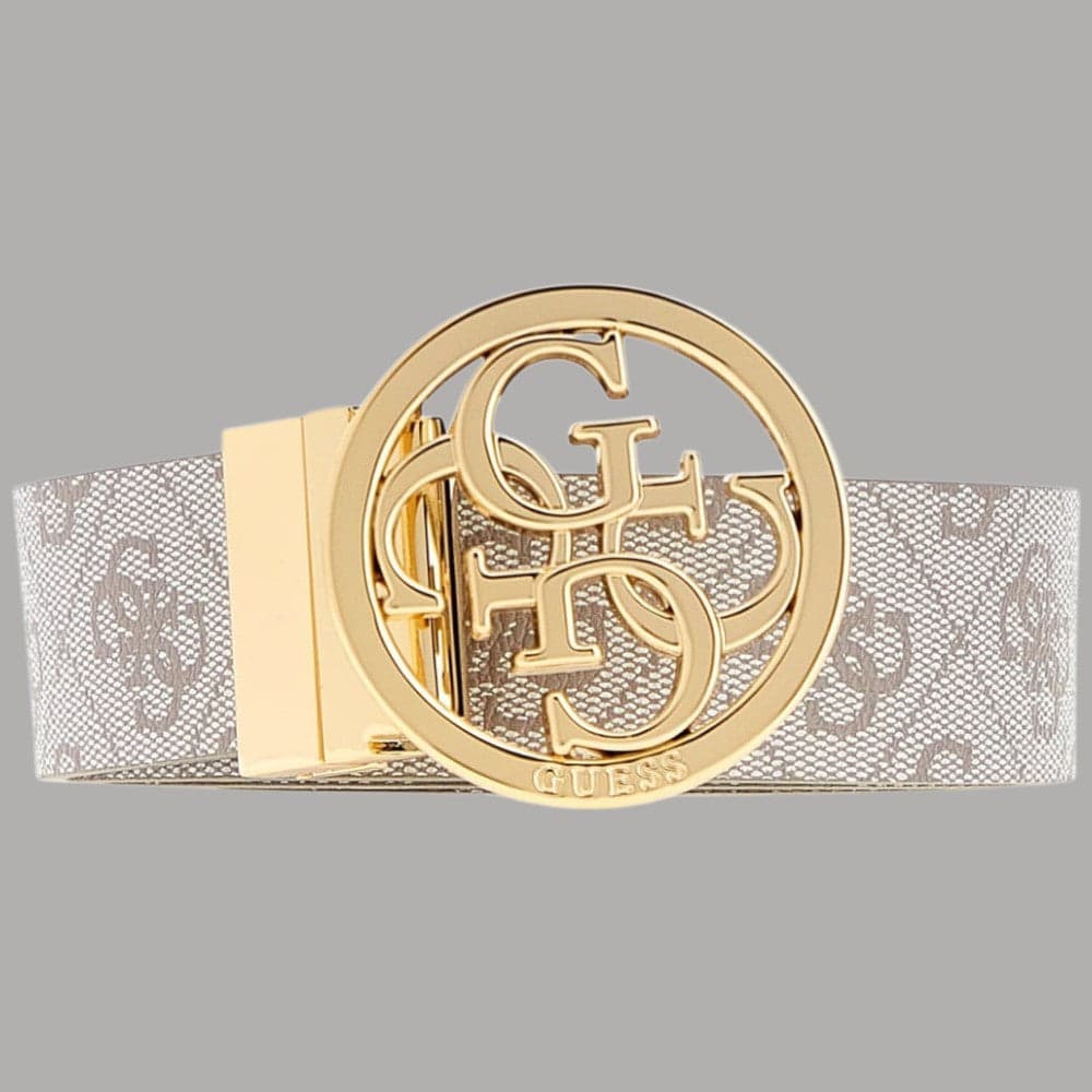 Guess cintura reversibile donna Noelle con fibbia logo 4G - 6