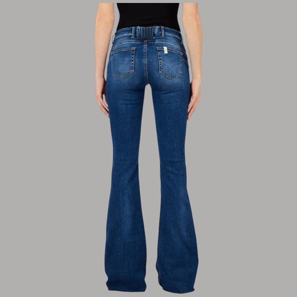 Liu Jo Jeans Flare Stonewash con Inserto Elastico e Comfort - 3