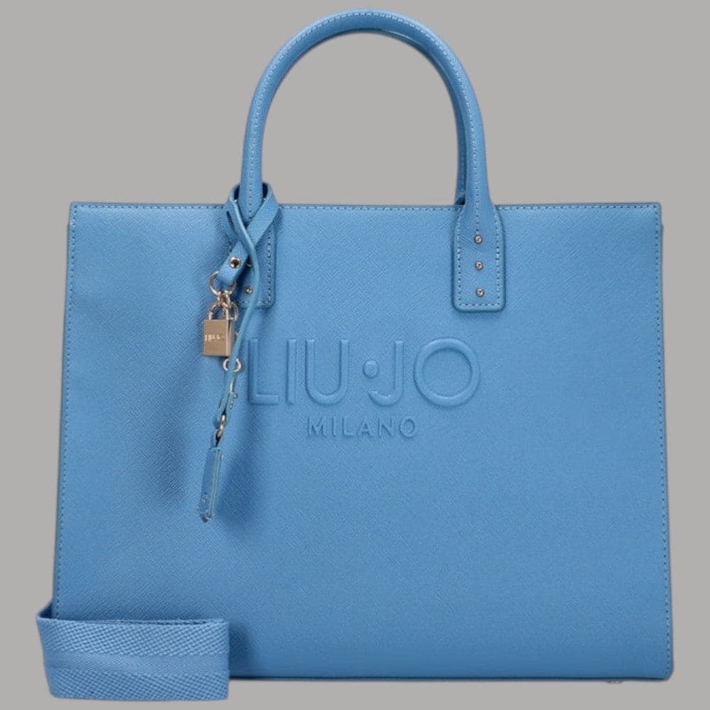 Liu Jo Borsa Shopping Media Tote con Logo Rilievo 25x32x16 cm - 1