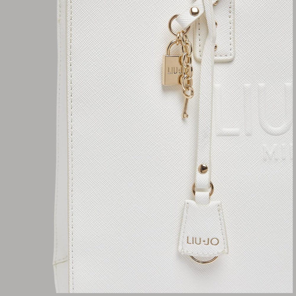 Liu Jo Borsa Shopping Media Tote con Logo Rilievo 25x32x16 cm - 11