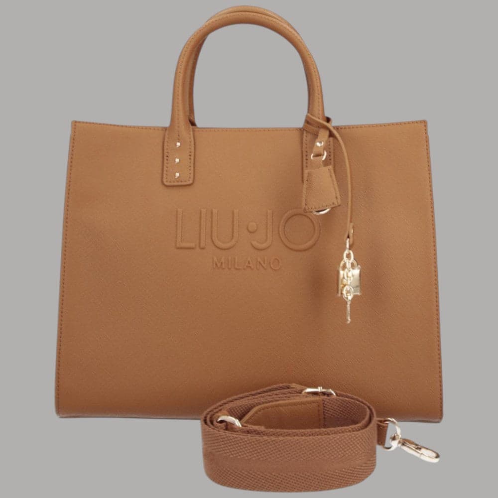 Liu Jo Borsa Shopping Media Tote con Logo Rilievo 25x32x16 cm - 13