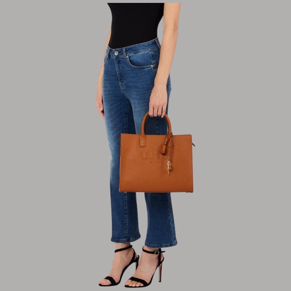 Liu Jo Borsa Shopping Media Tote con Logo Rilievo 25x32x16 cm - 16