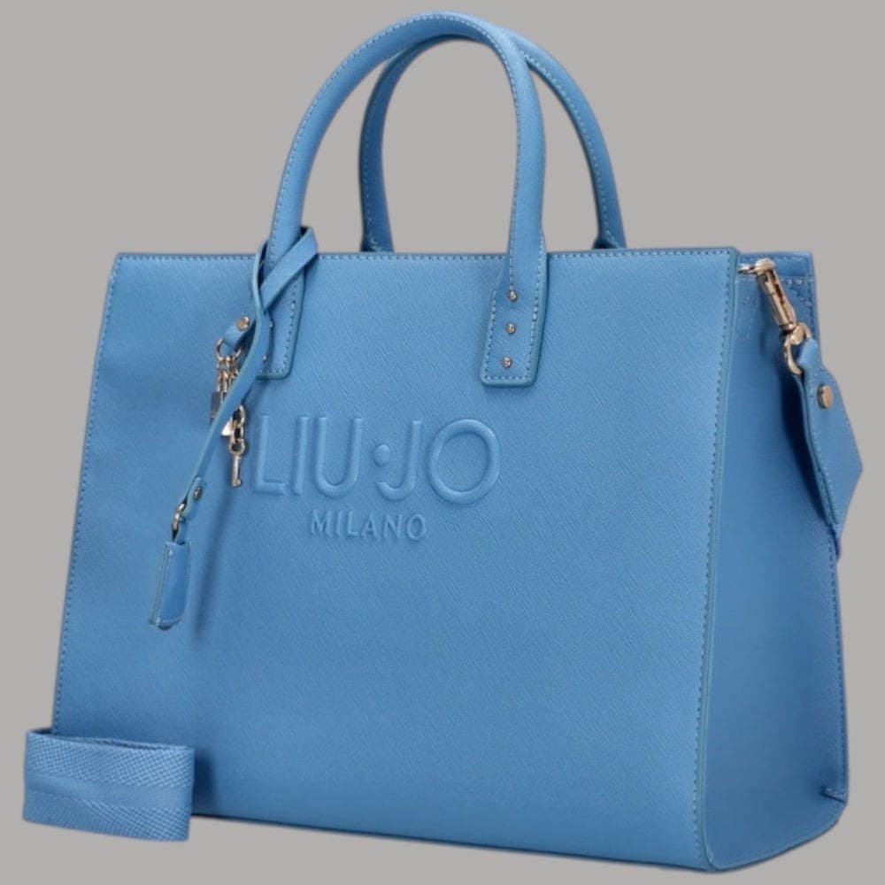 Liu Jo Borsa Shopping Media Tote con Logo Rilievo 25x32x16 cm - 3