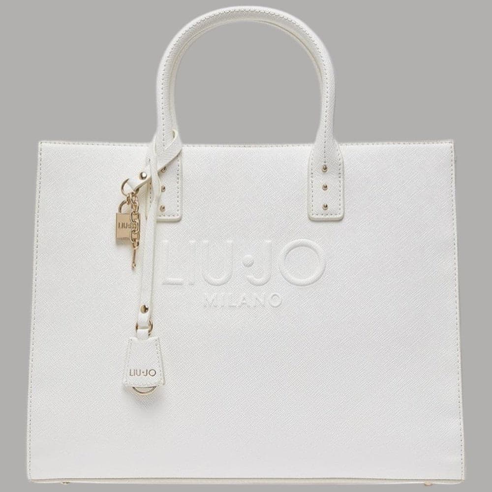 Liu Jo Borsa Shopping Media Tote con Logo Rilievo 25x32x16 cm - 7