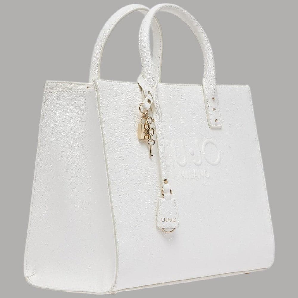 Liu Jo Borsa Shopping Media Tote con Logo Rilievo 25x32x16 cm - 8