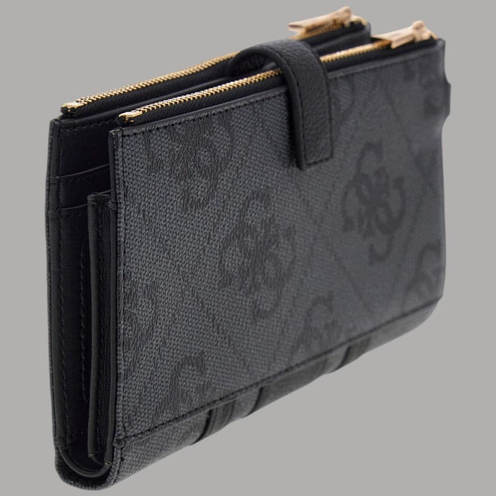 Guess Portafoglio Donna Laurel con Logo 4G e Zip Dorata - 3