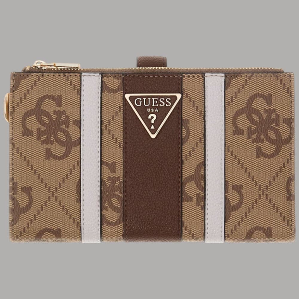 Guess Portafoglio Donna Laurel con Logo 4G e Zip Dorata - 6