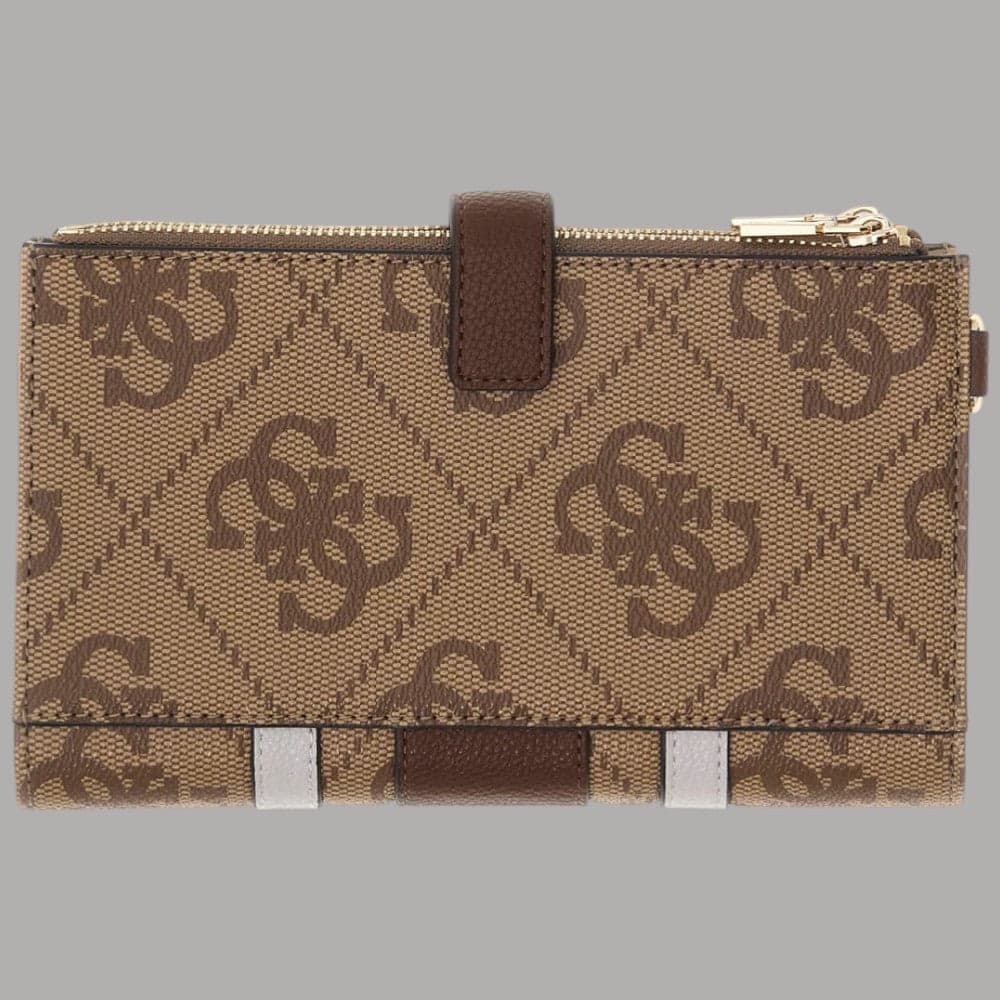 Guess Portafoglio Donna Laurel con Logo 4G e Zip Dorata - 7