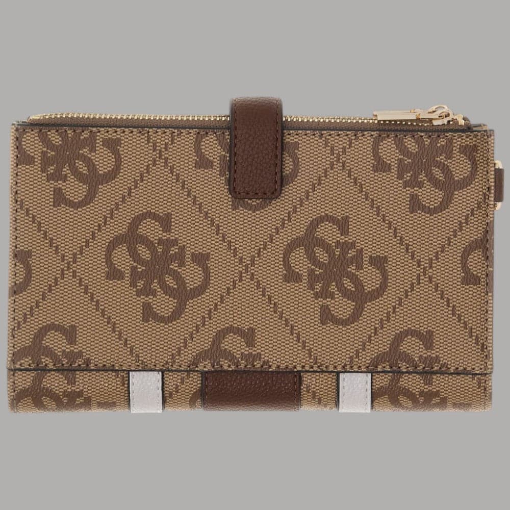Guess Portafoglio Donna Laurel con Logo 4G e Zip Dorata - 9