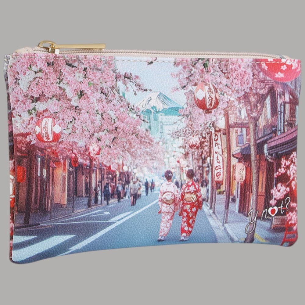 YNot Pochette Pocket Media Stampa Città Ecopelle Pelle PVC Zip Elegante - 4