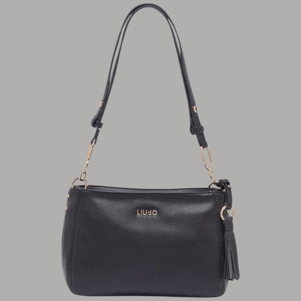 Liu Jo borsa tracolla nappa effetto bottalato con logo elegante - 11