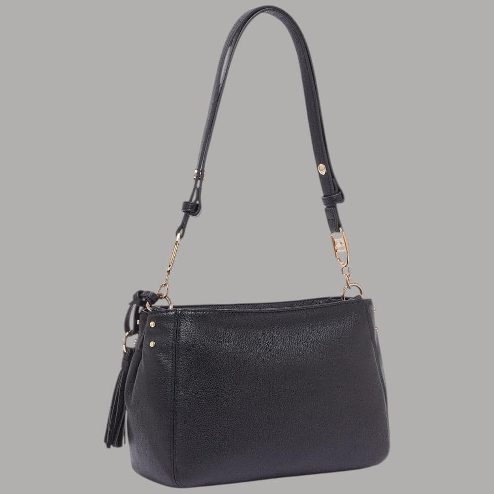 Liu Jo borsa tracolla nappa effetto bottalato con logo elegante - 3