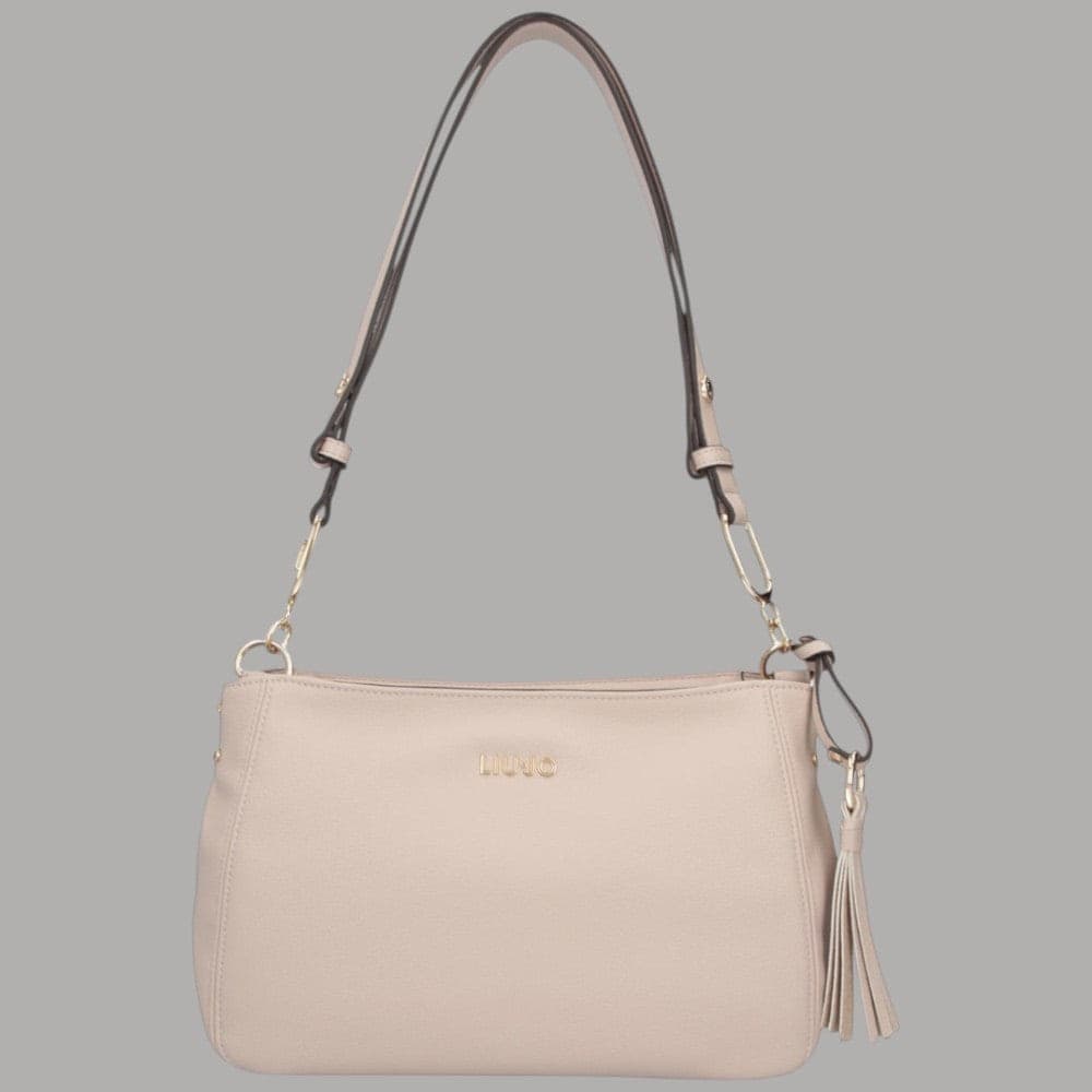 Liu Jo borsa tracolla nappa effetto bottalato con logo elegante - 8