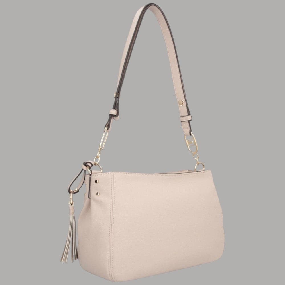 Liu Jo borsa tracolla nappa effetto bottalato con logo elegante - 9