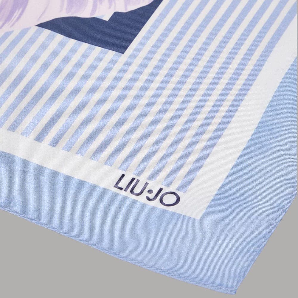 Foulard Liu Jo Donna 70x70 Stampa Fiore con Box Elegante - 11