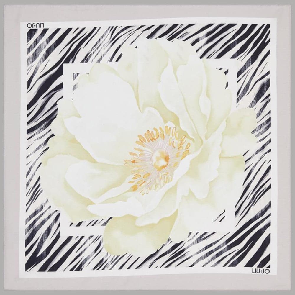 Foulard Liu Jo Donna 70x70 Stampa Fiore con Box Elegante - 18