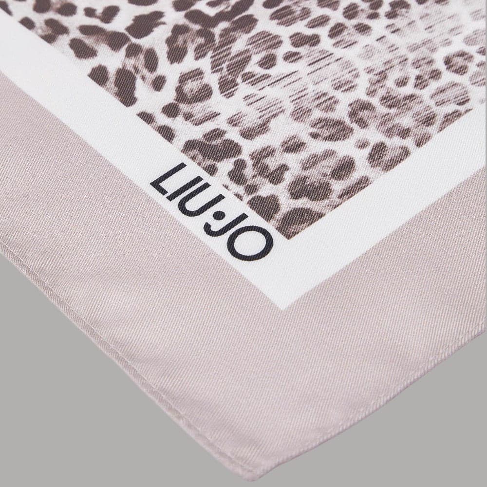 Foulard Liu Jo Donna 70x70 Stampa Fiore con Box Elegante - 5