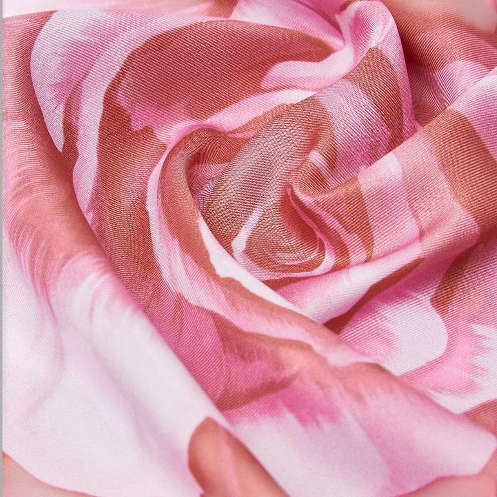 Foulard Liu Jo Donna 70x70 Stampa Fiore con Box Elegante - 6