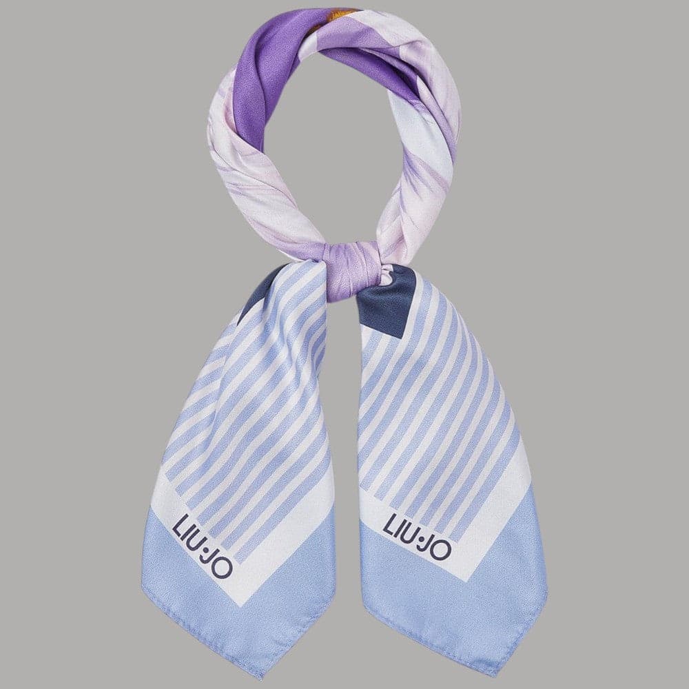 Foulard Liu Jo Donna 70x70 Stampa Fiore con Box Elegante - 8