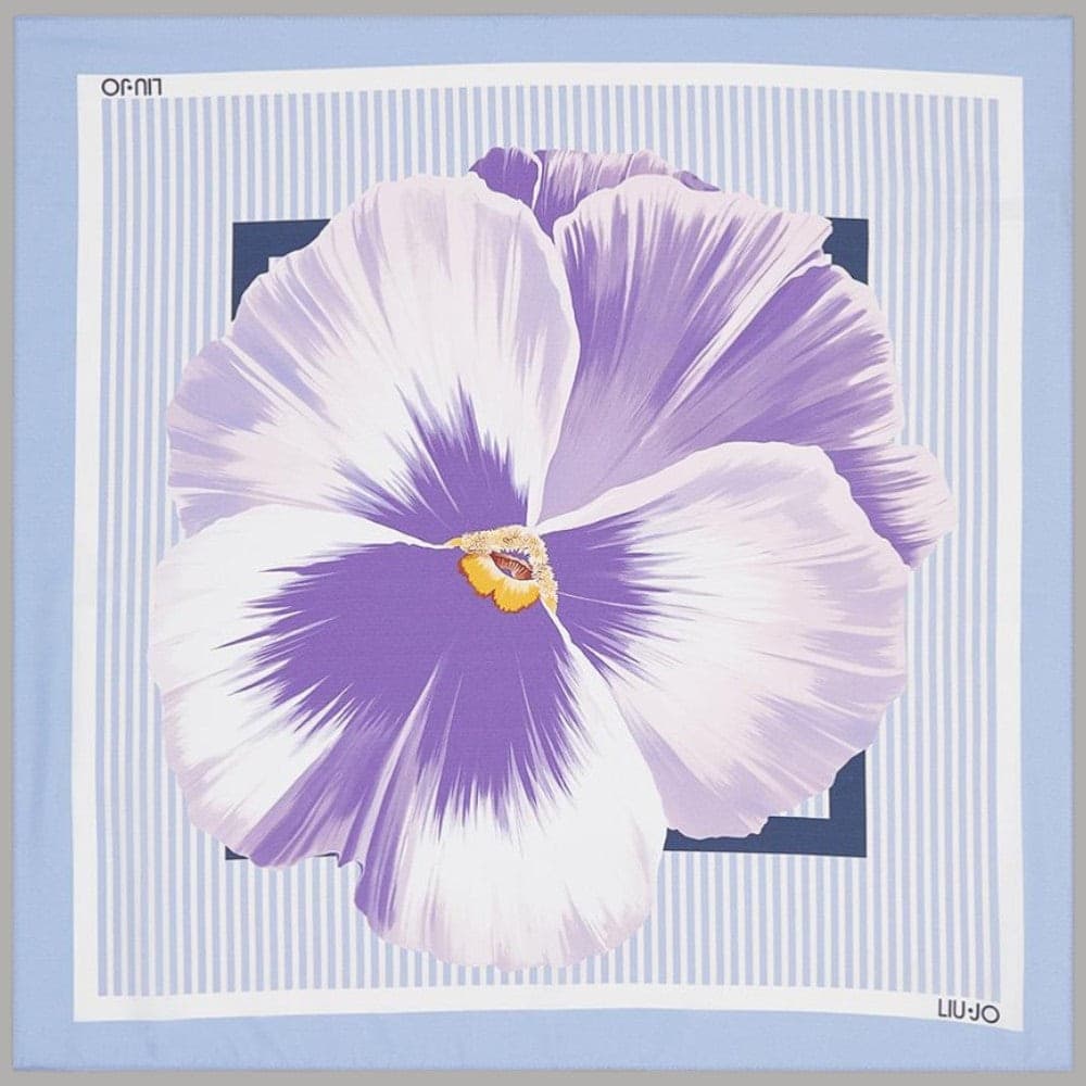 Foulard Liu Jo Donna 70x70 Stampa Fiore con Box Elegante - 10