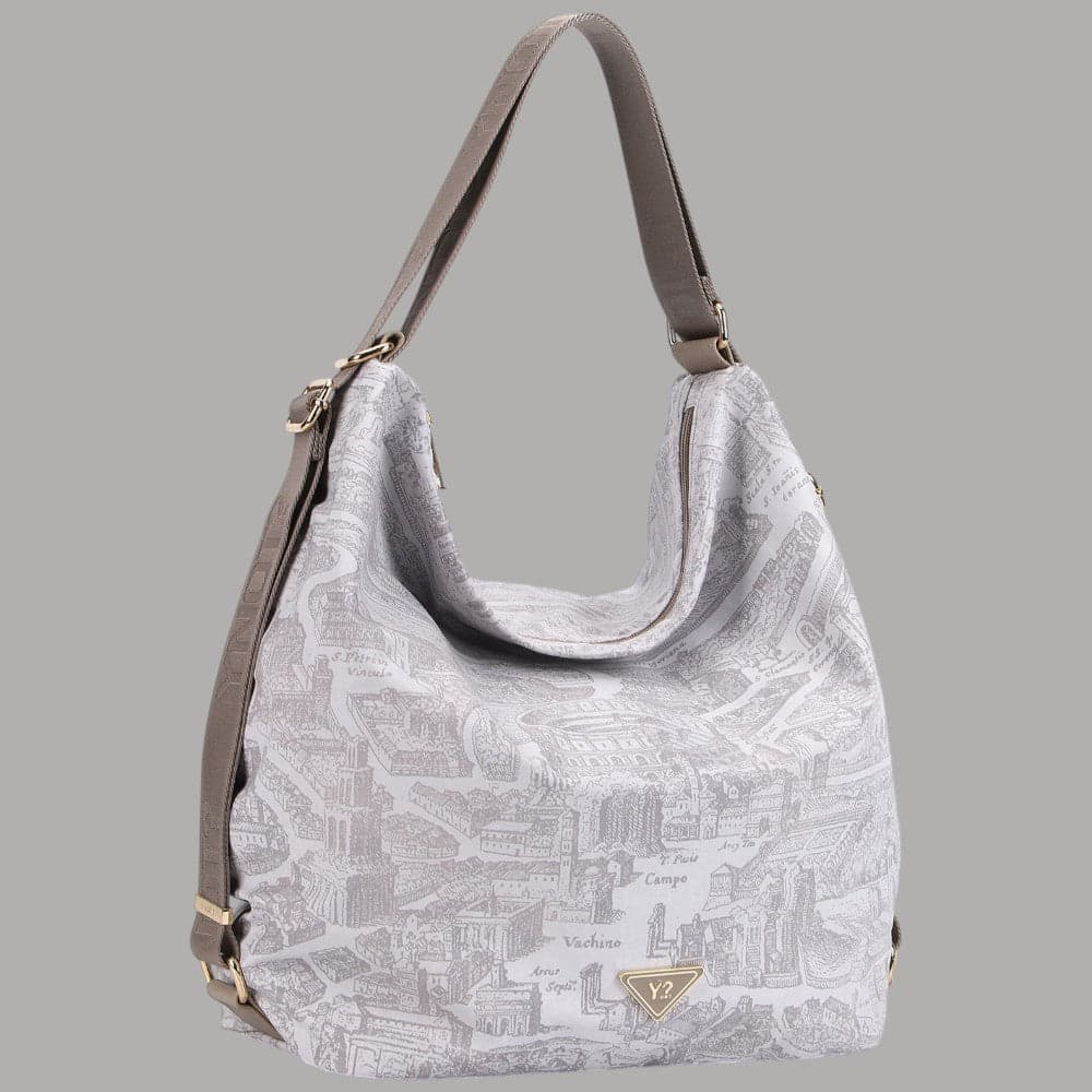 YNot Borsa Zaino Trasformabile Pratica e Chic in PVC e PU Collezione Roma - 2