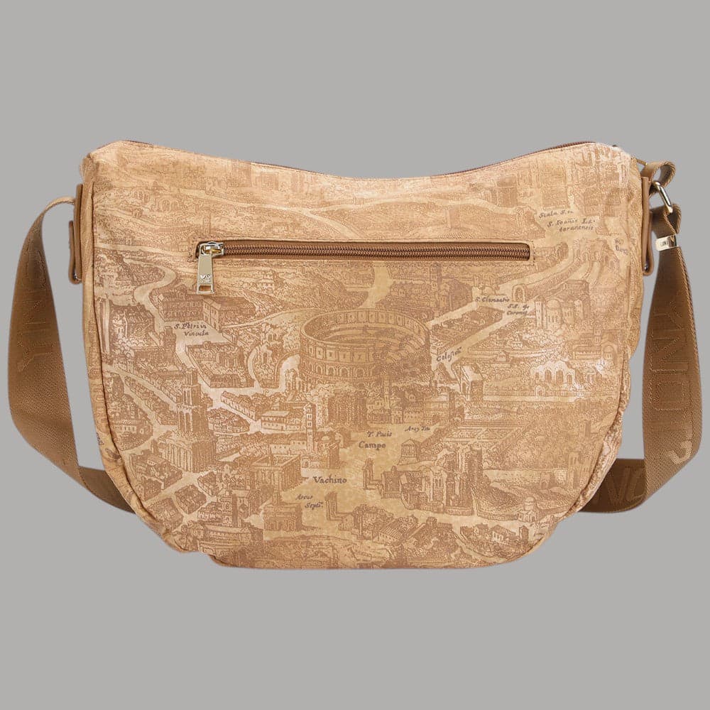 YNot borsa hobo linea GUM Roma in PVC e PU con tracolla regolabile - 6
