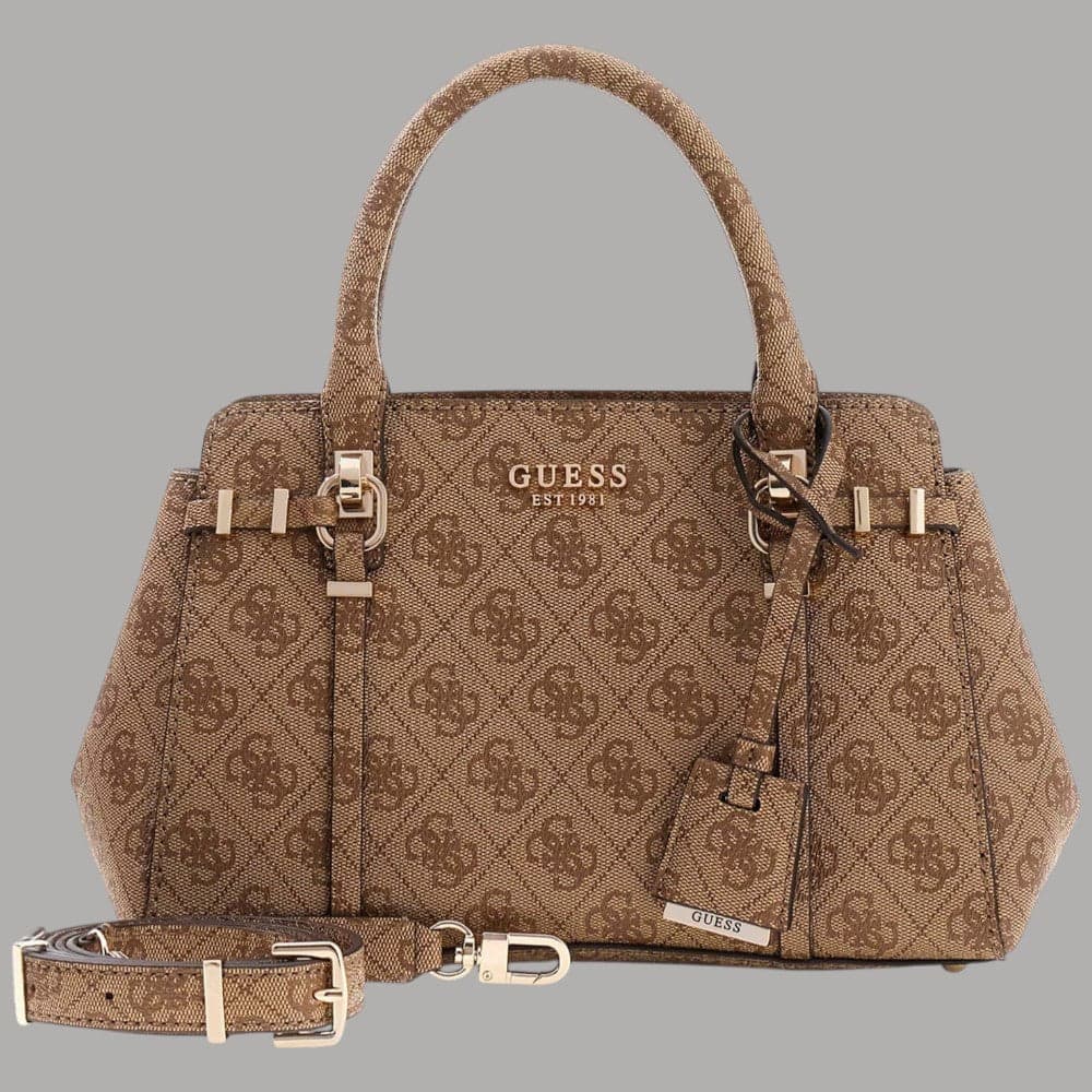 Guess Borsa Leona: Elegante con Tracolla Removibile e Charm - 5