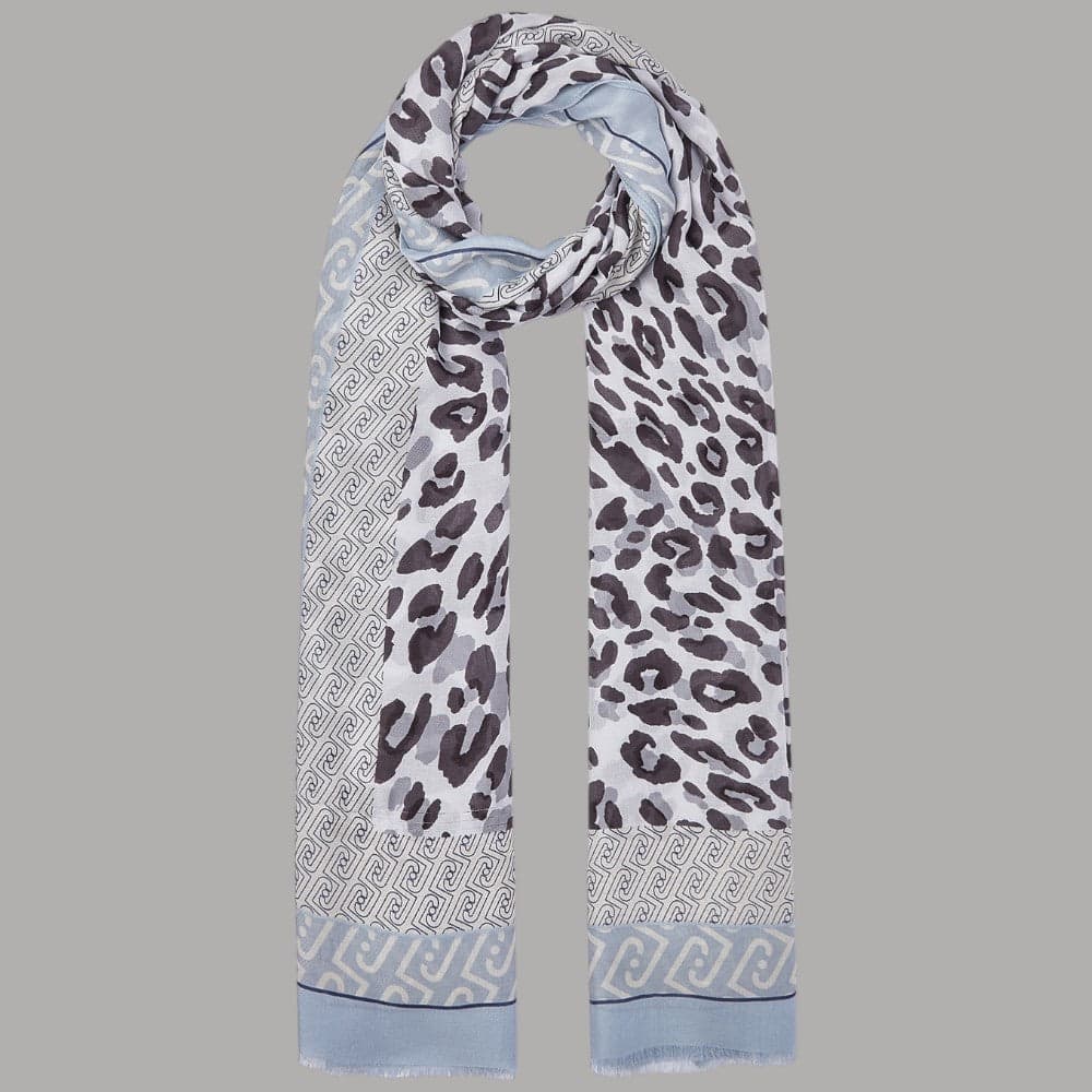 Liu Jo stola animalier modal 90x180 cm con logo elegante - 11