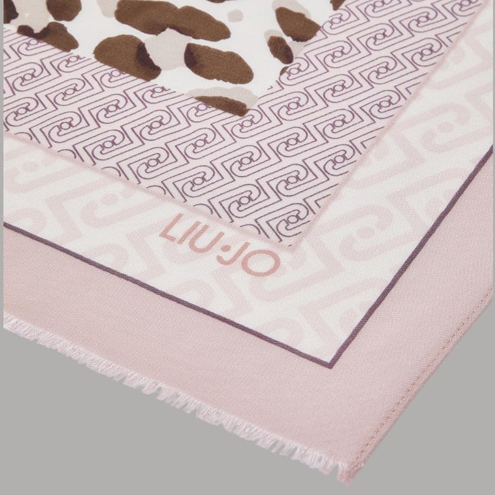 Liu Jo stola animalier modal 90x180 cm con logo elegante - 9