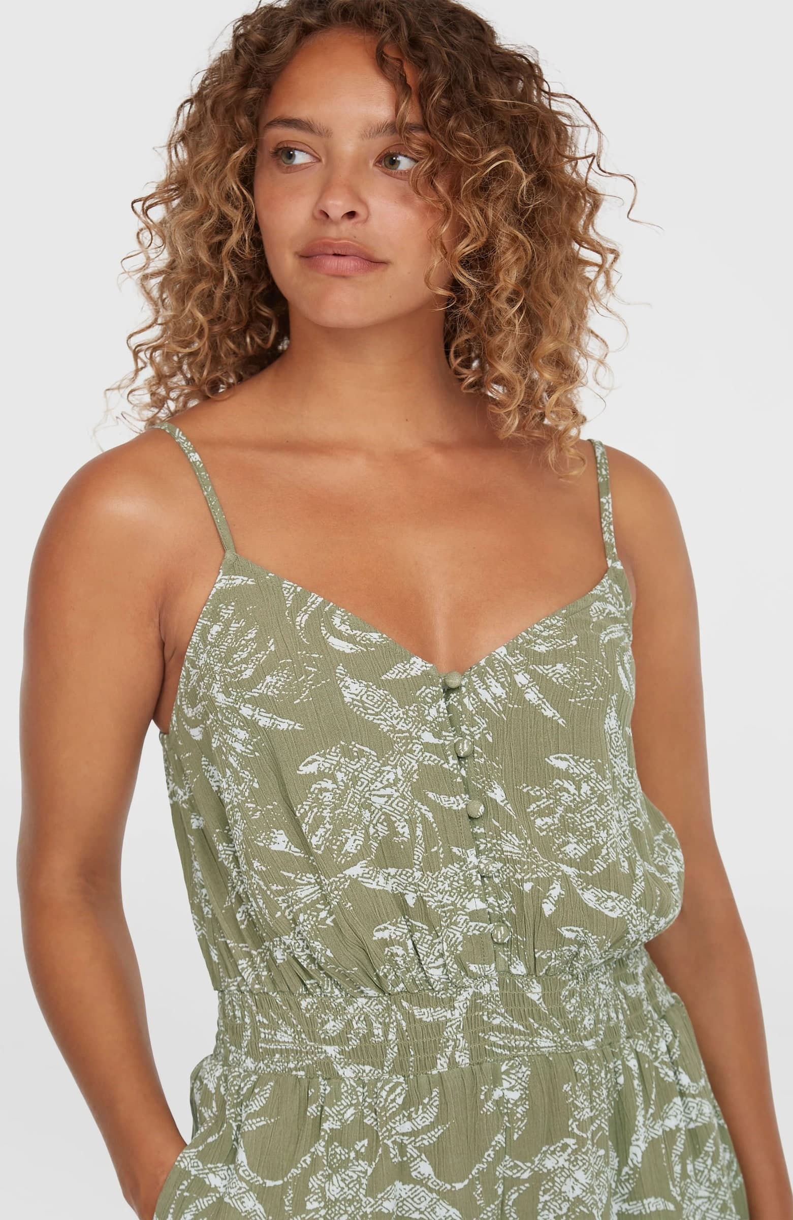 Vestito O'Neill Thin Strap Buttoned Romper - 4