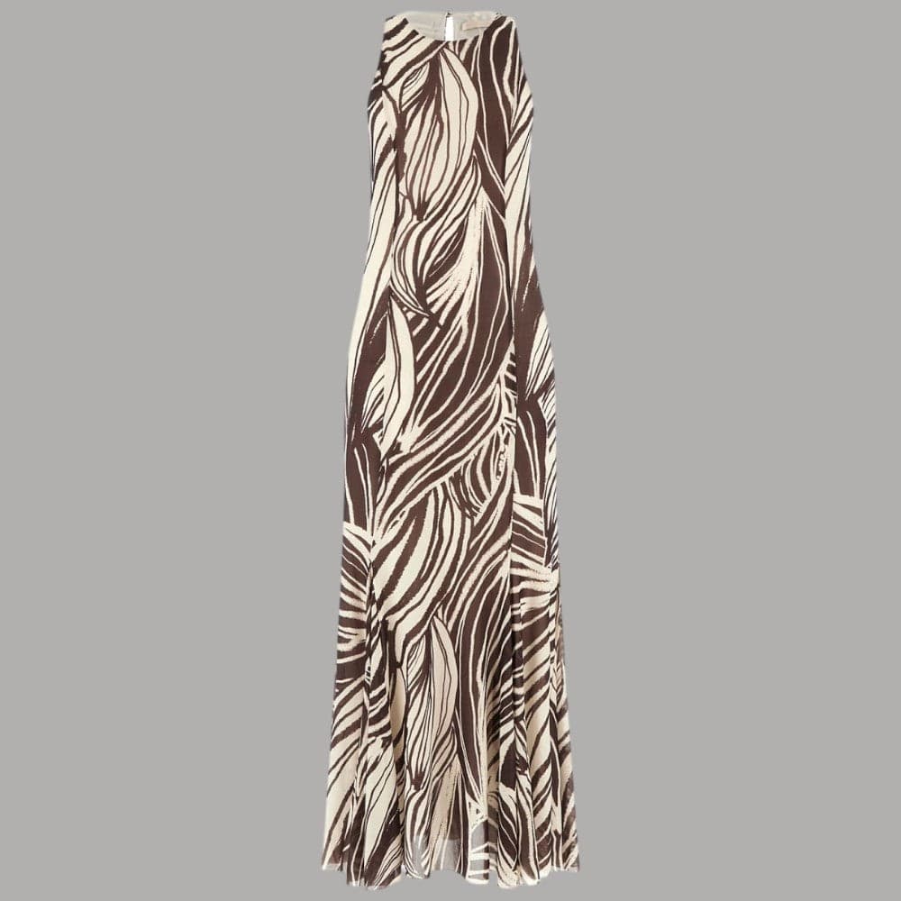 Vestito Lungo Guess Fantasia Collo Americana, Stile Elegante - 4