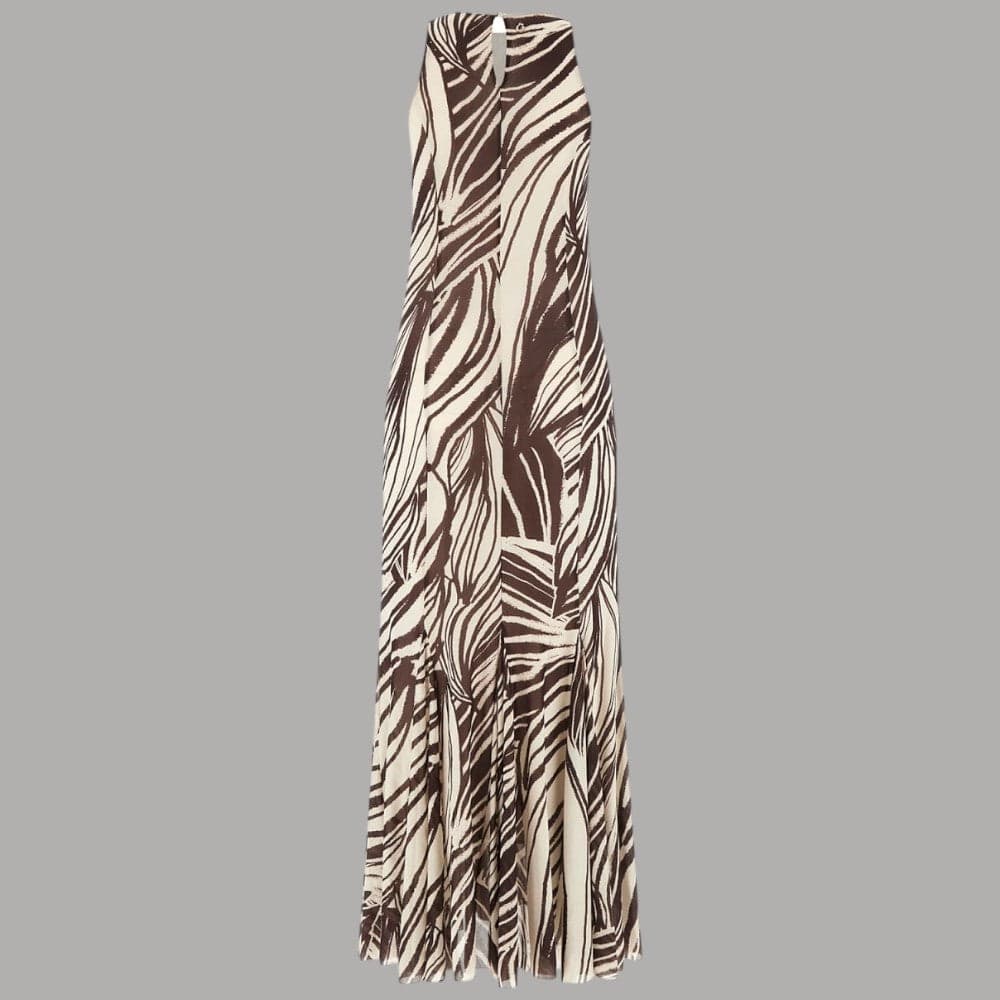 Vestito Lungo Guess Fantasia Collo Americana, Stile Elegante - 5