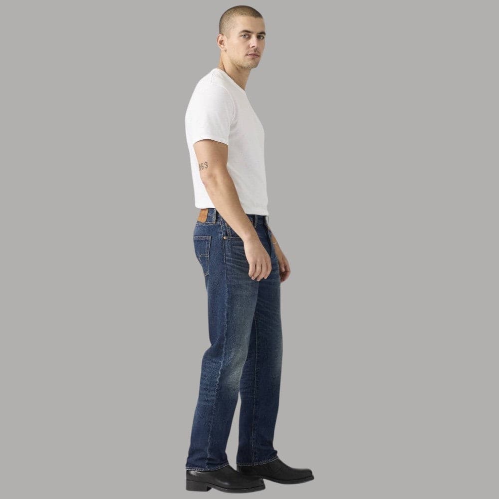 Levi's 501 Original Dritto Uomo Lavaggio Scuro No-Stretch - 2