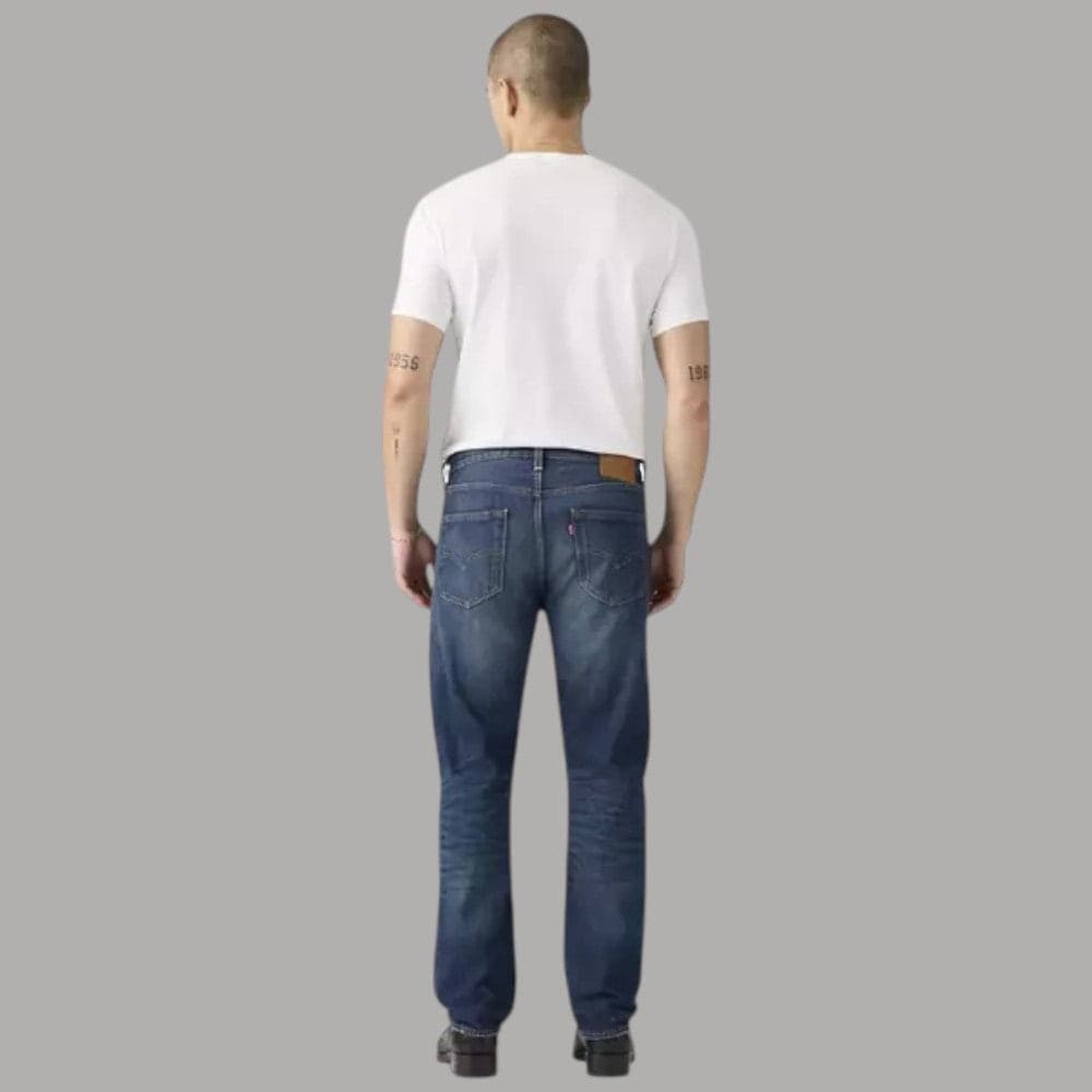 Levi's 501 Original Dritto Uomo Lavaggio Scuro No-Stretch - 3