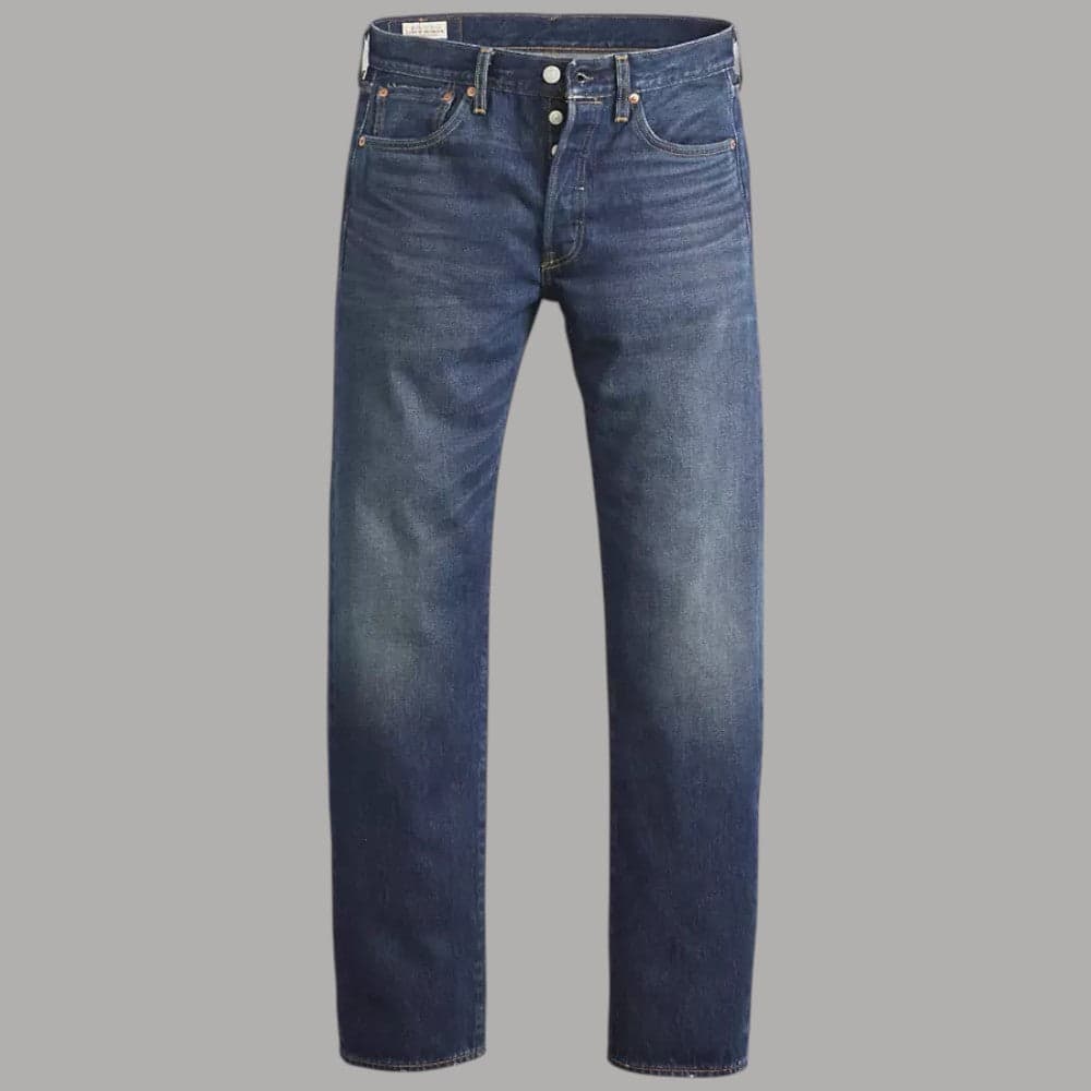 Levi's 501 Original Dritto Uomo Lavaggio Scuro No-Stretch - 5
